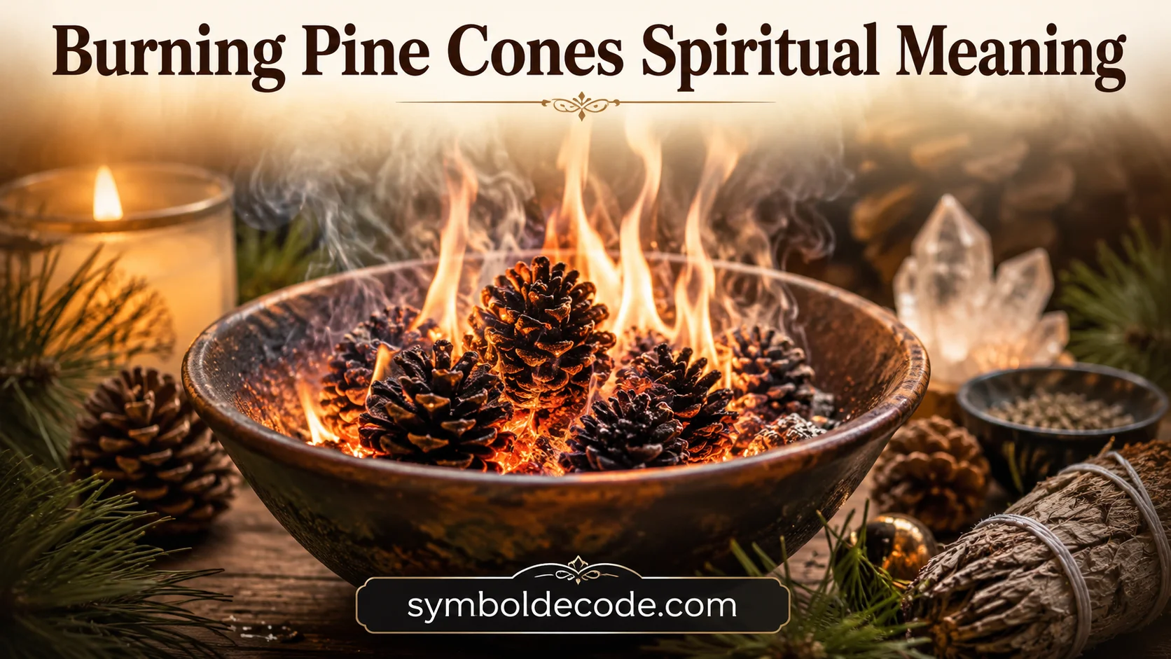 Burning Pine Cones Spiritual Meaning