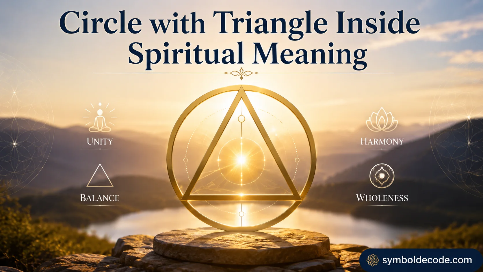 Circle with Triangle Inside Spiritual Meaning