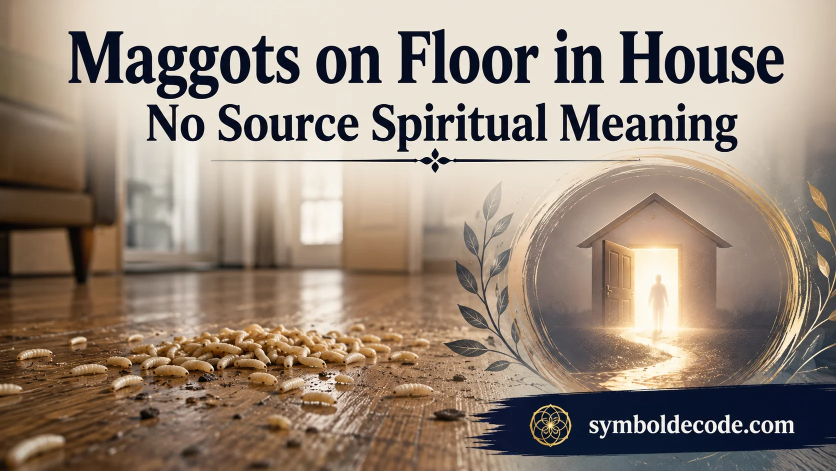 Maggots on Floor in House No Source Spiritual Meaning