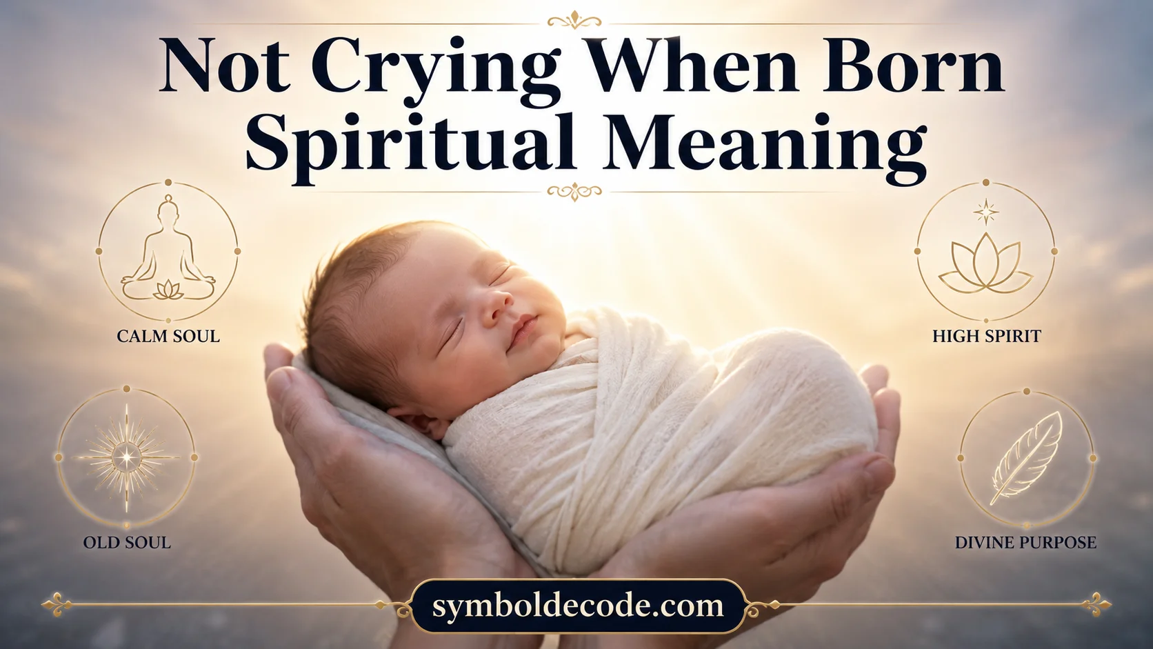 Not Crying When Born Spiritual Meaning
