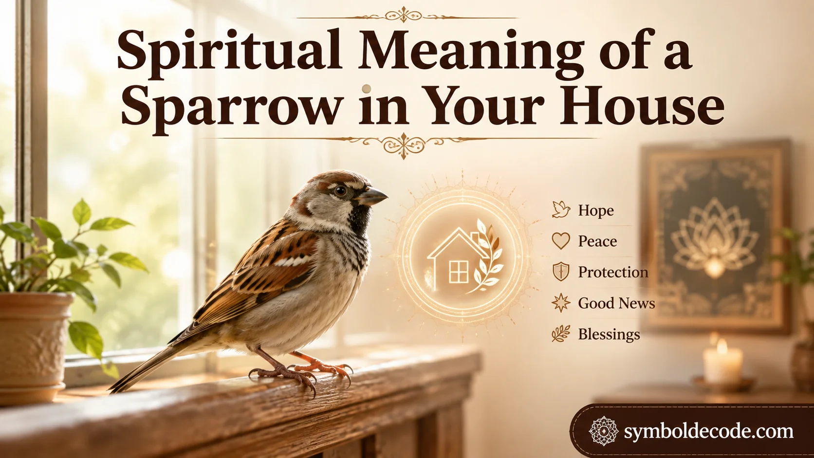 Spiritual Meaning of a Sparrow in Your House