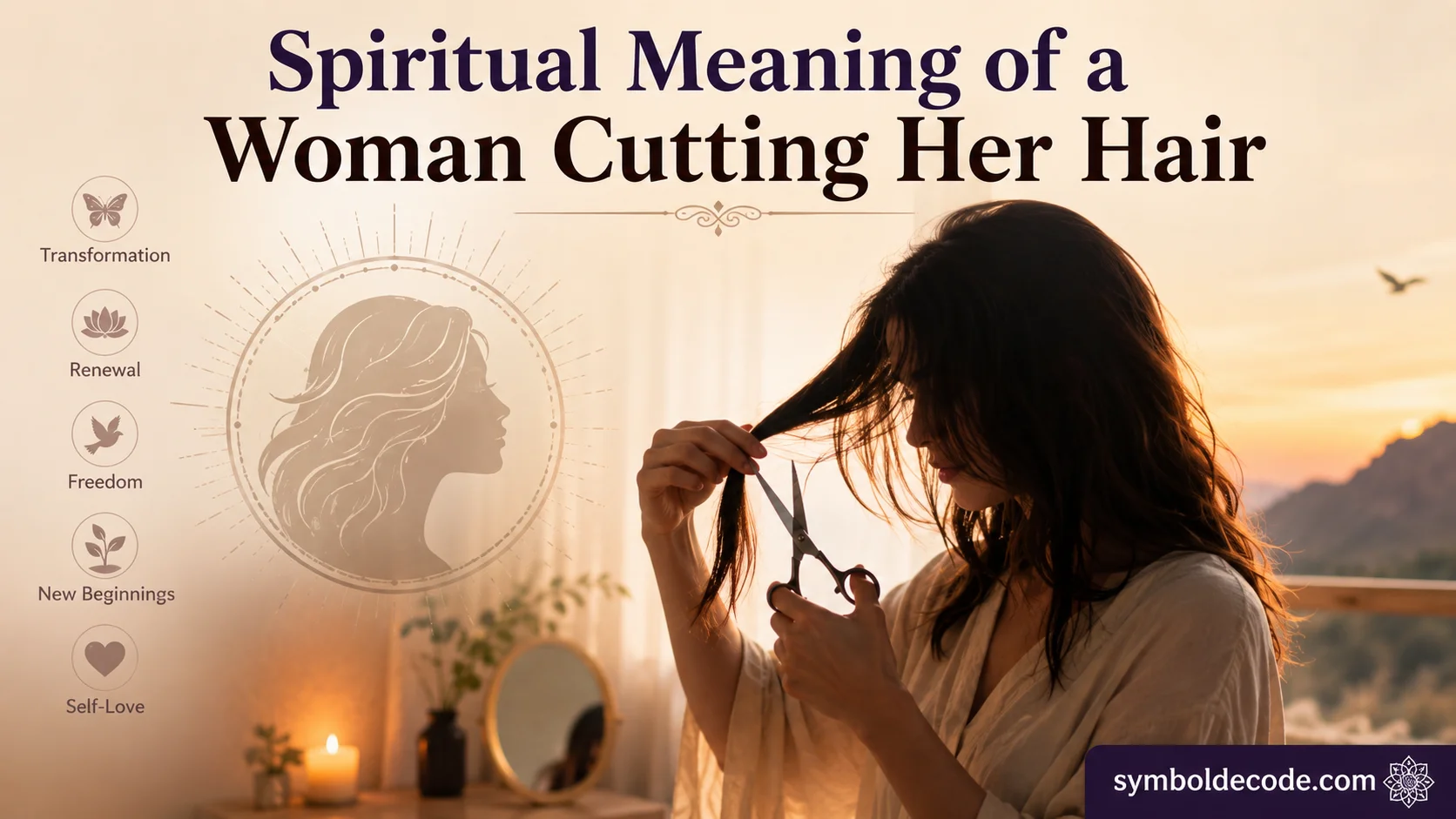 Spiritual Meaning of a Woman Cutting Her Hair