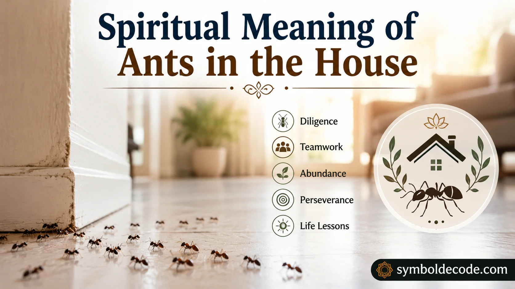 Spiritual Meaning of Ants in the House