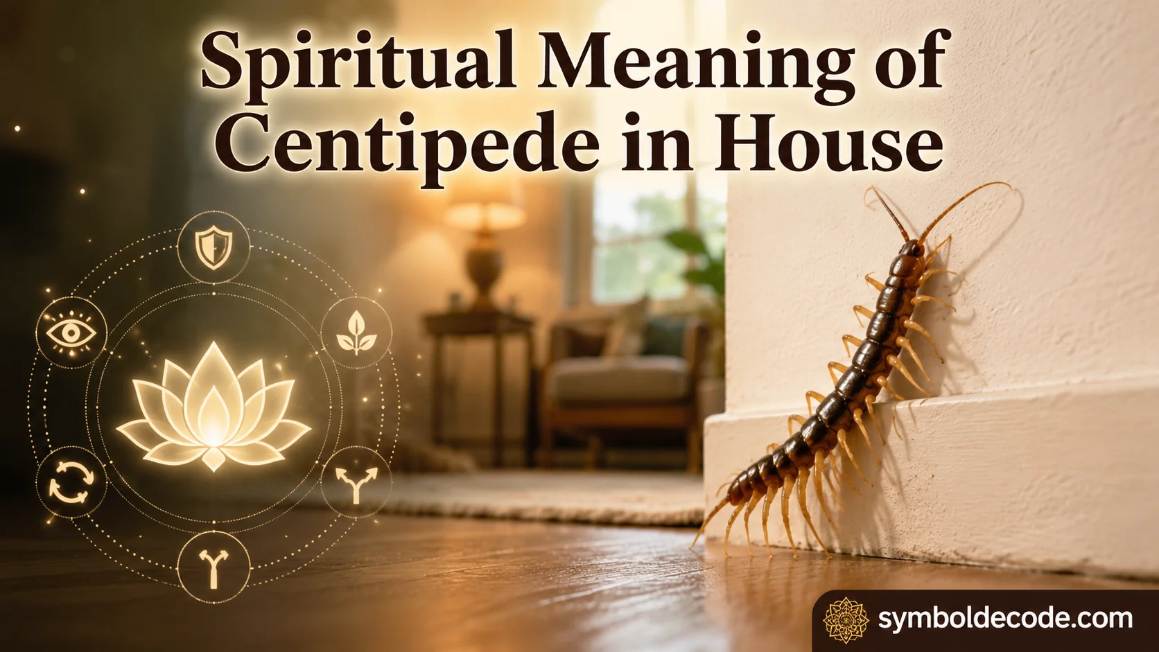 Spiritual Meaning of Centipede in House
