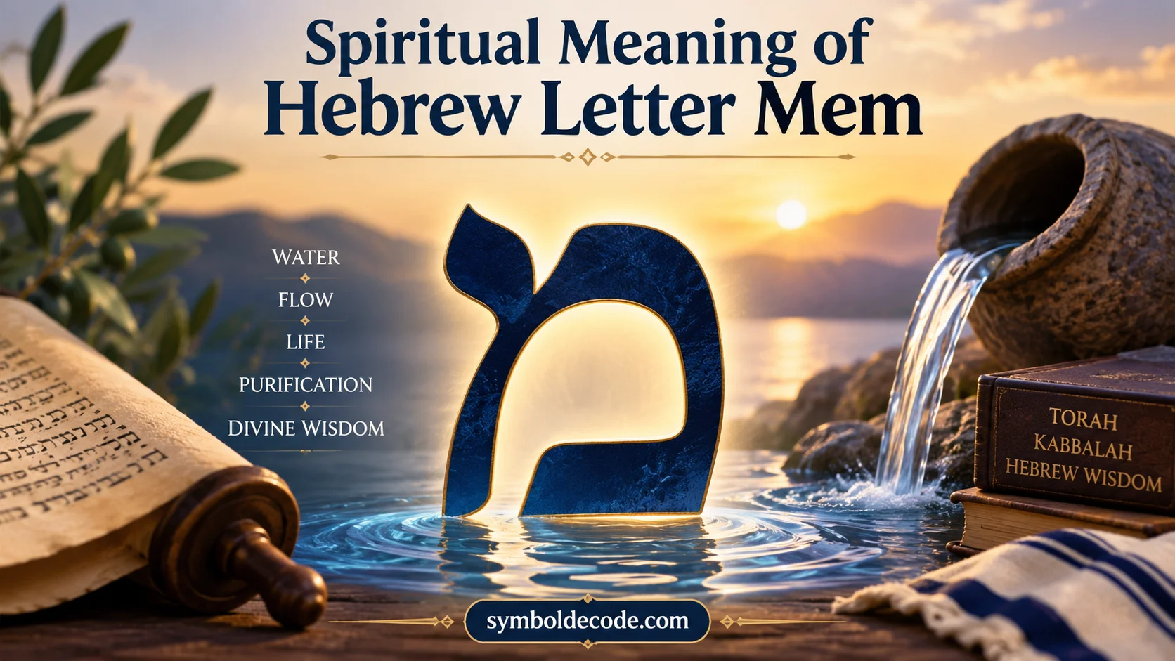 Spiritual Meaning of Hebrew Letter Mem