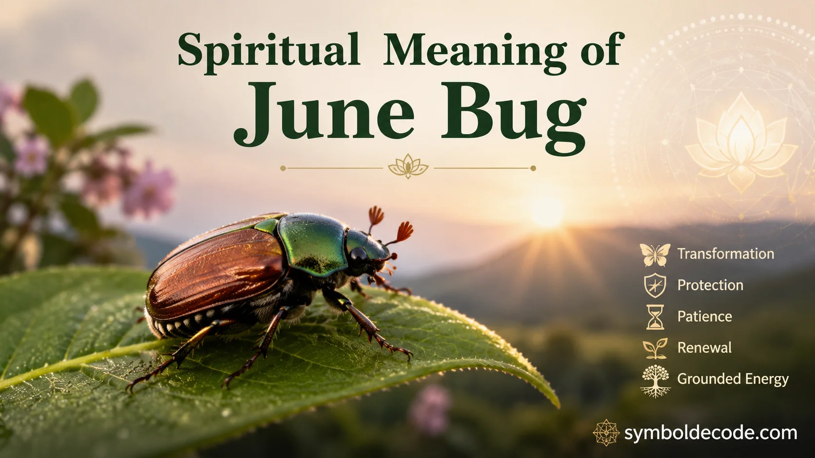 Spiritual Meaning of June Bug