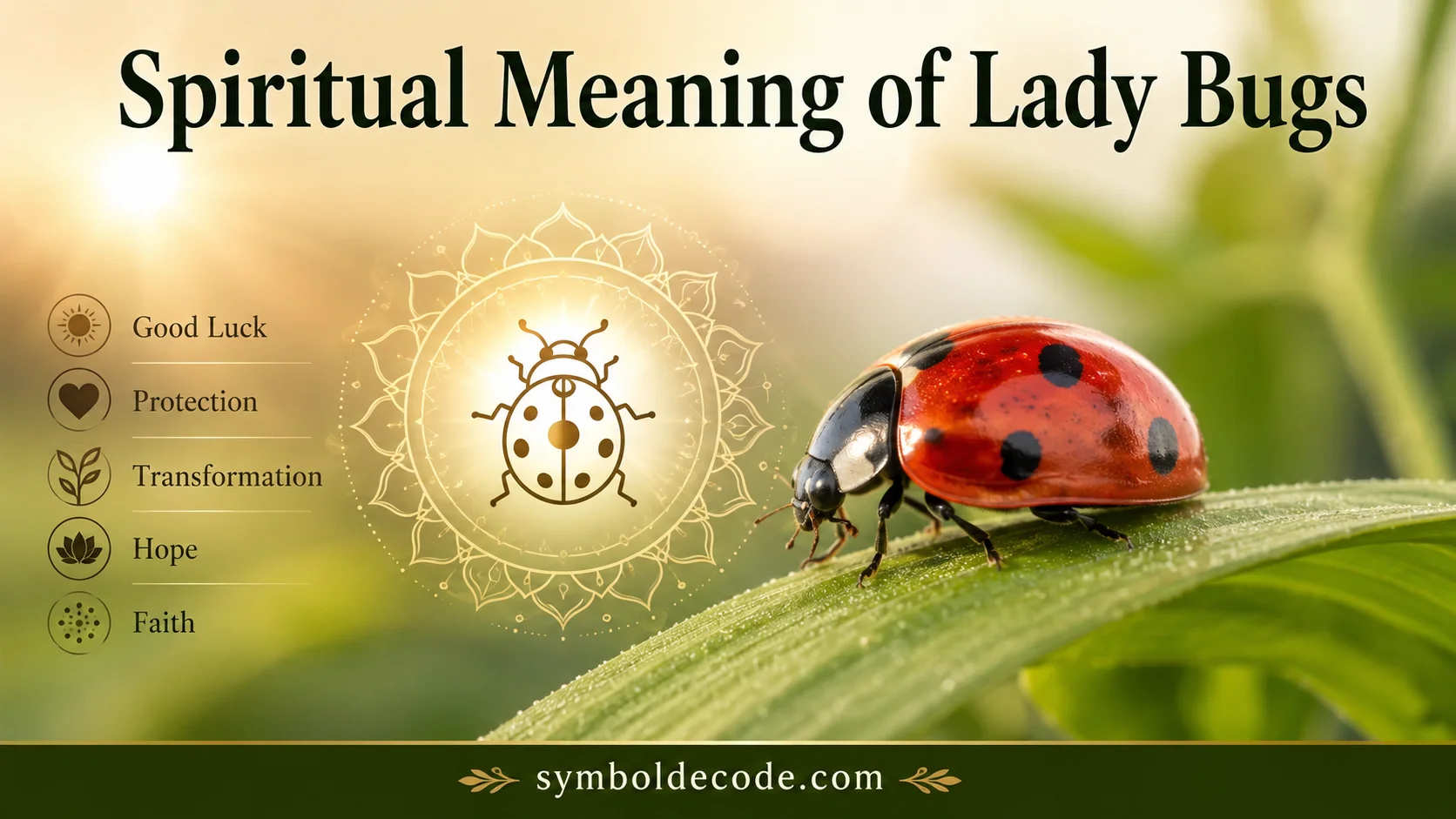 Spiritual Meaning of Lady Bugs