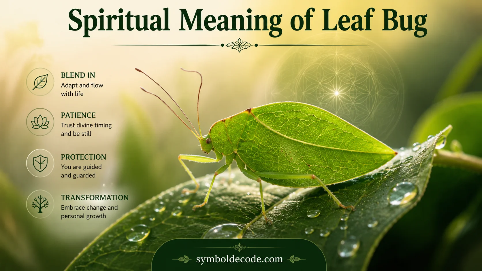 Spiritual Meaning of Leaf Bug