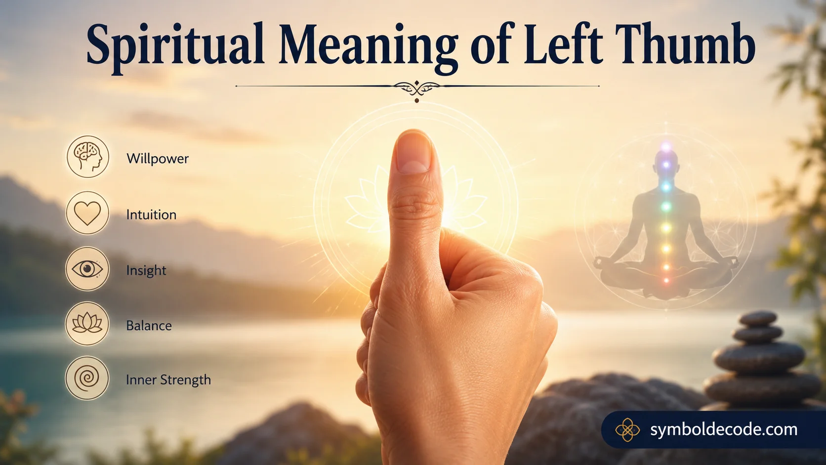 Spiritual Meaning of Left Thumb
