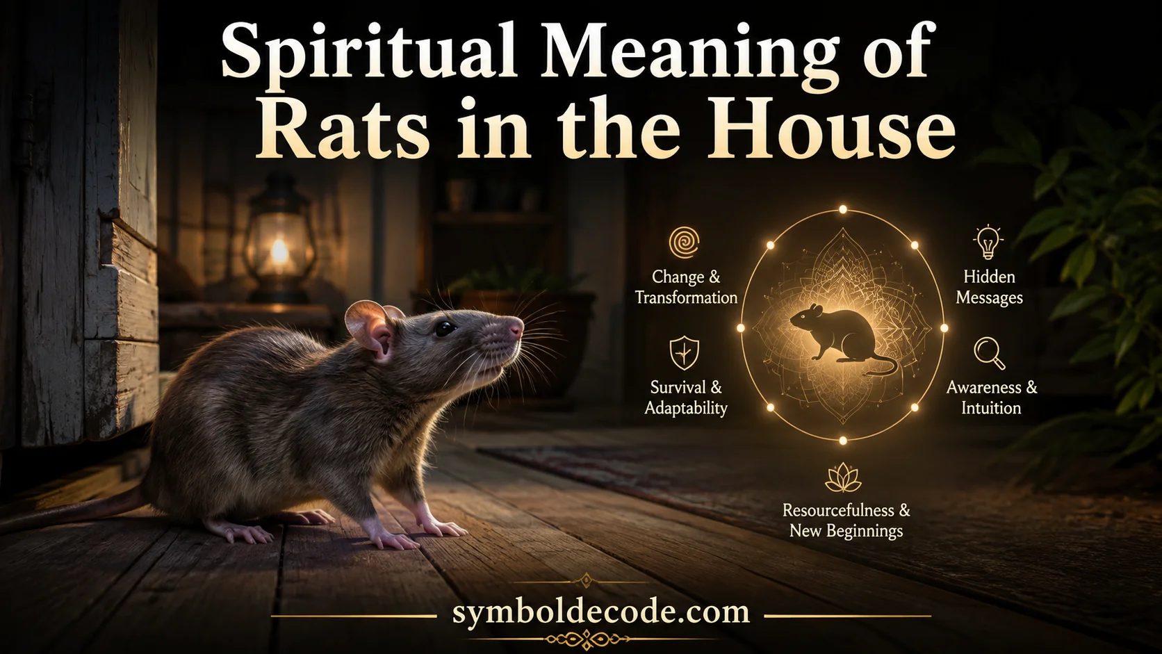 Spiritual Meaning of Rats in the House