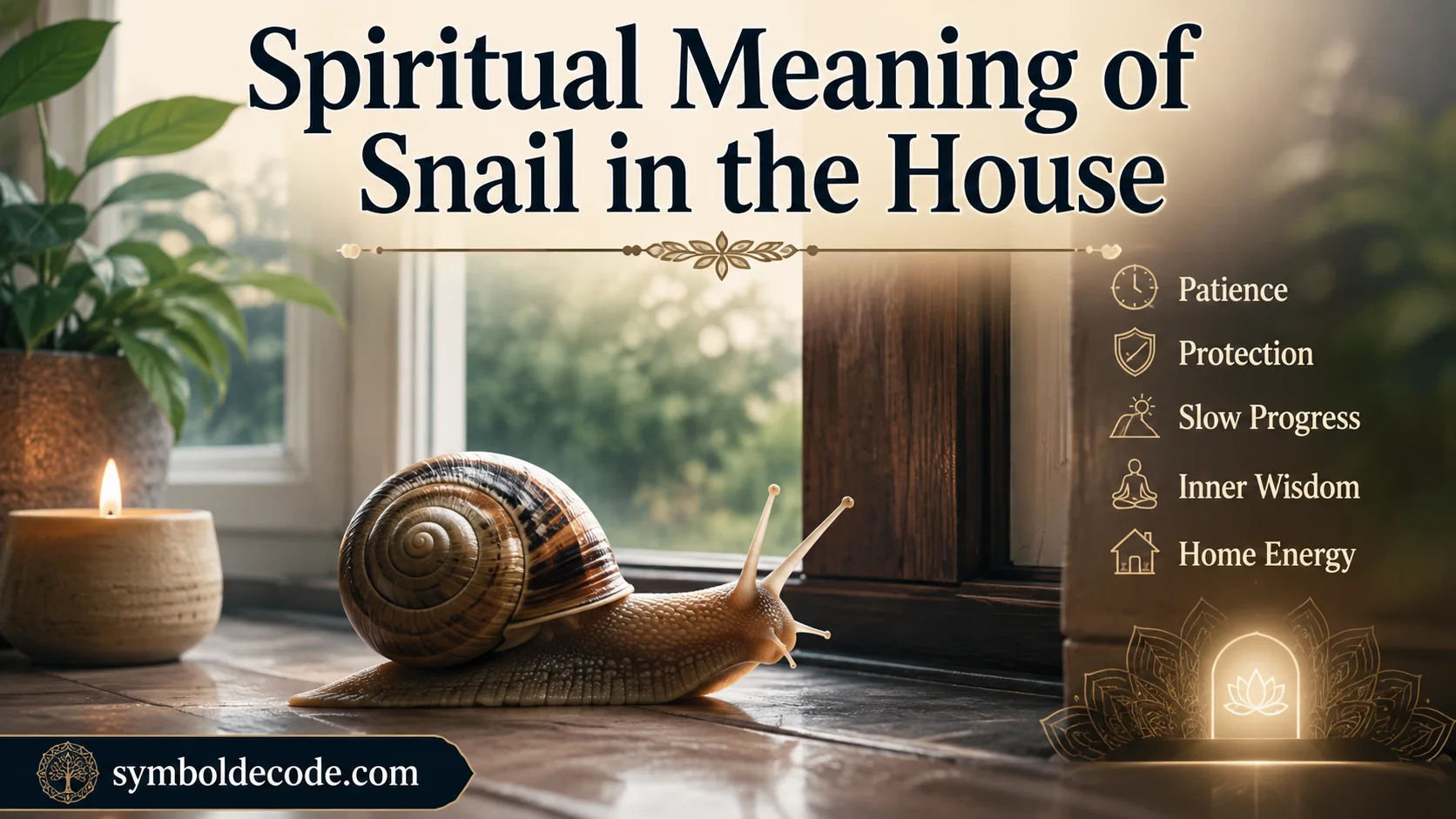 Spiritual Meaning of Snail in the House