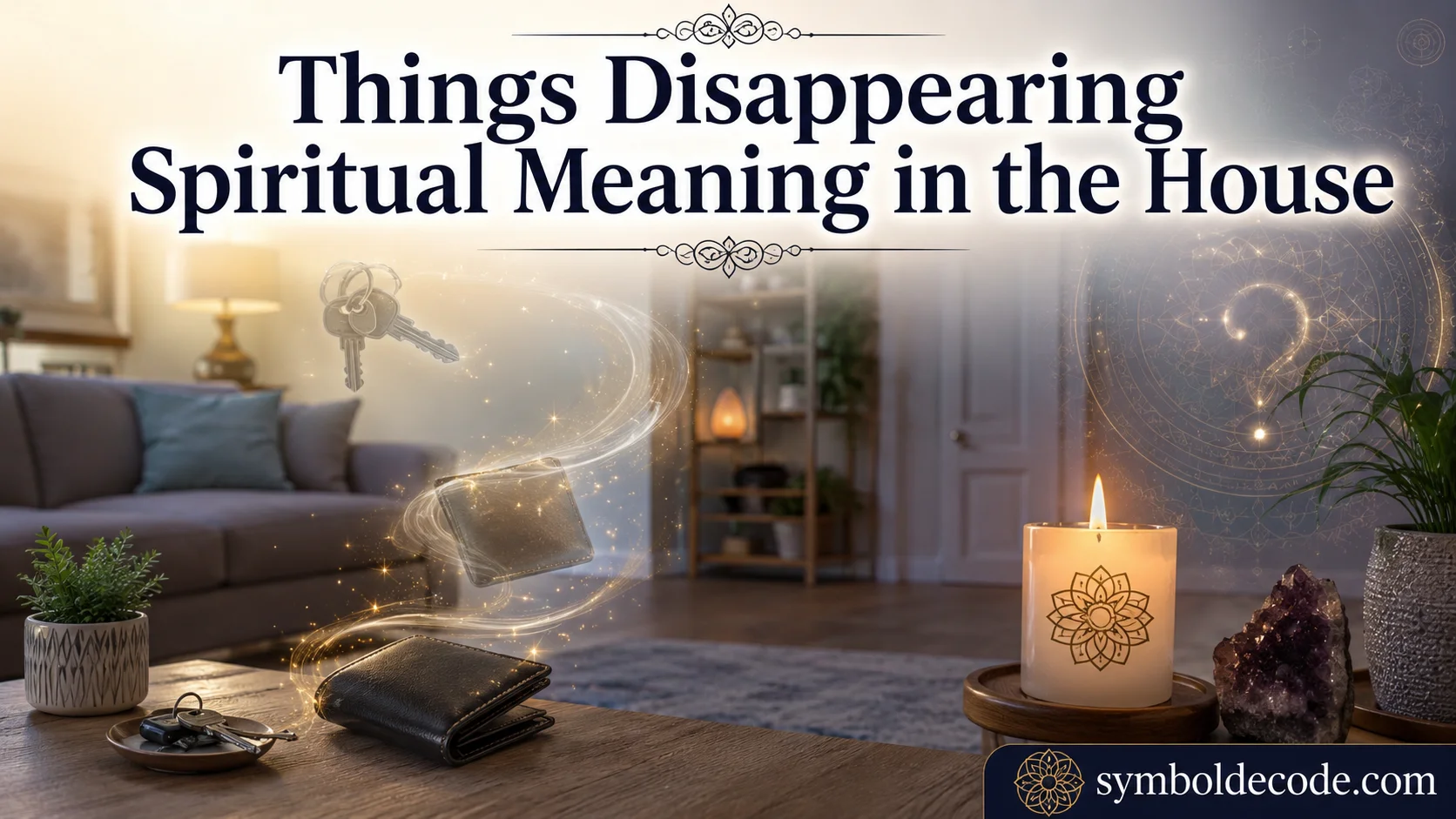 Things Disappearing Spiritual Meaning in the House