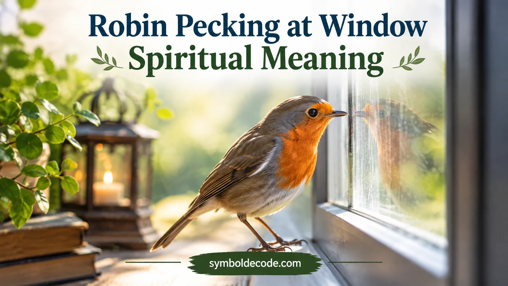 Robin Pecking at Window Spiritual Meaning