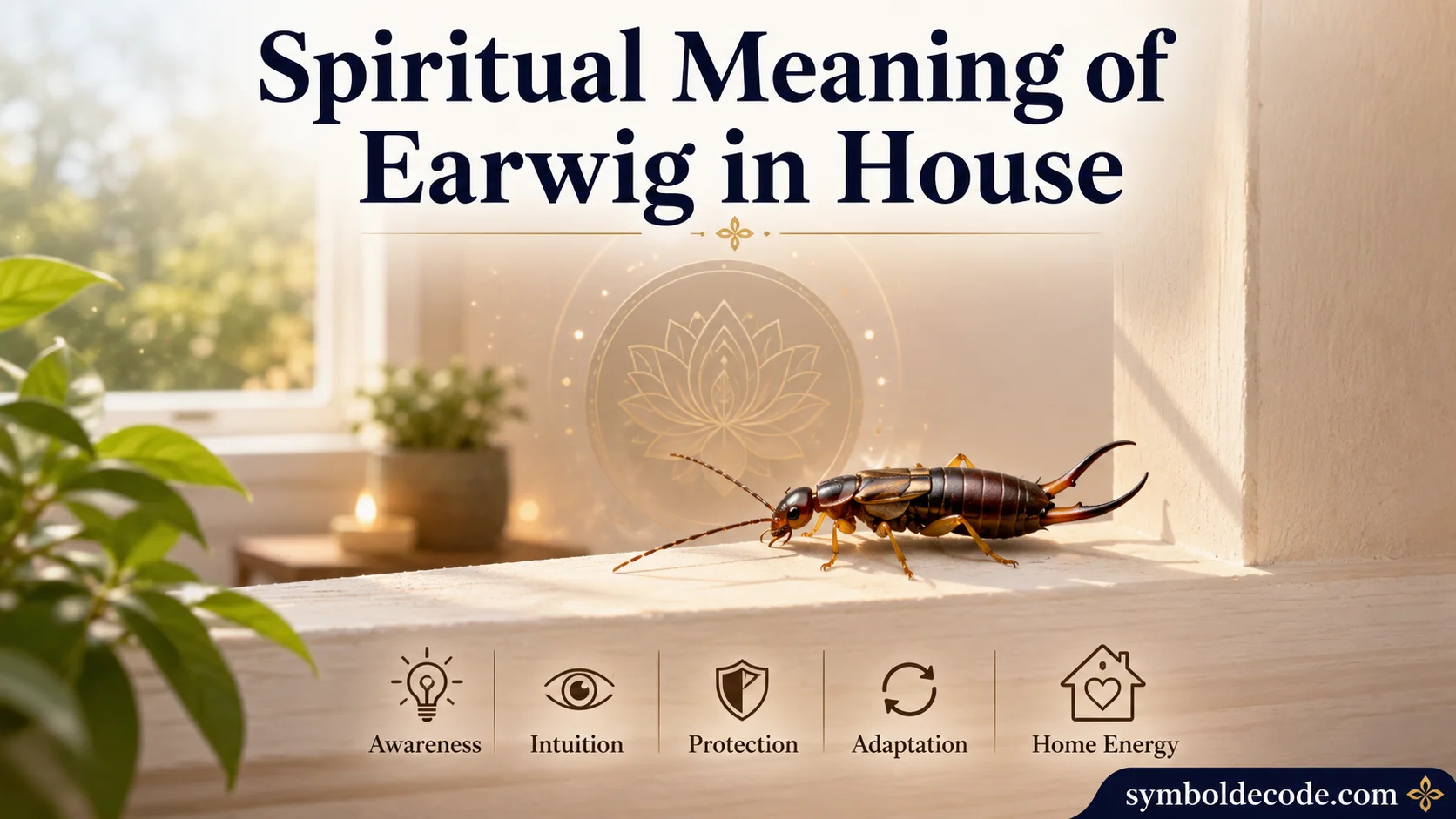 Spiritual Meaning of Earwig in House