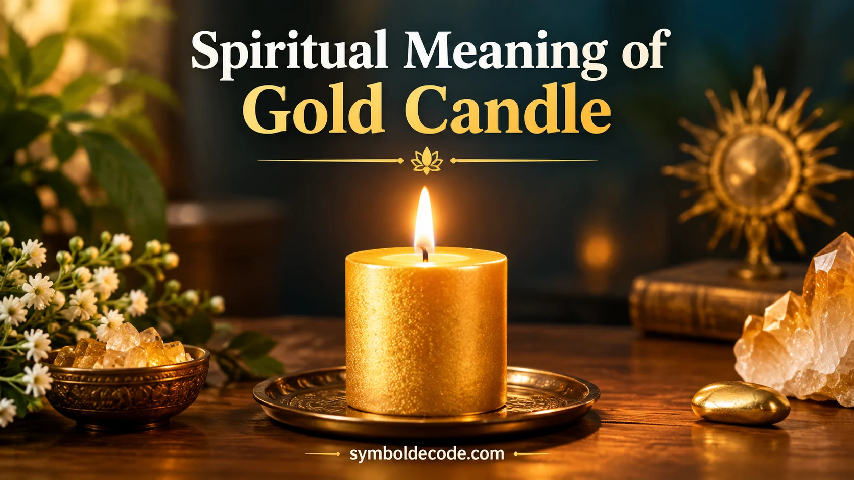 Spiritual Meaning of Gold Candle