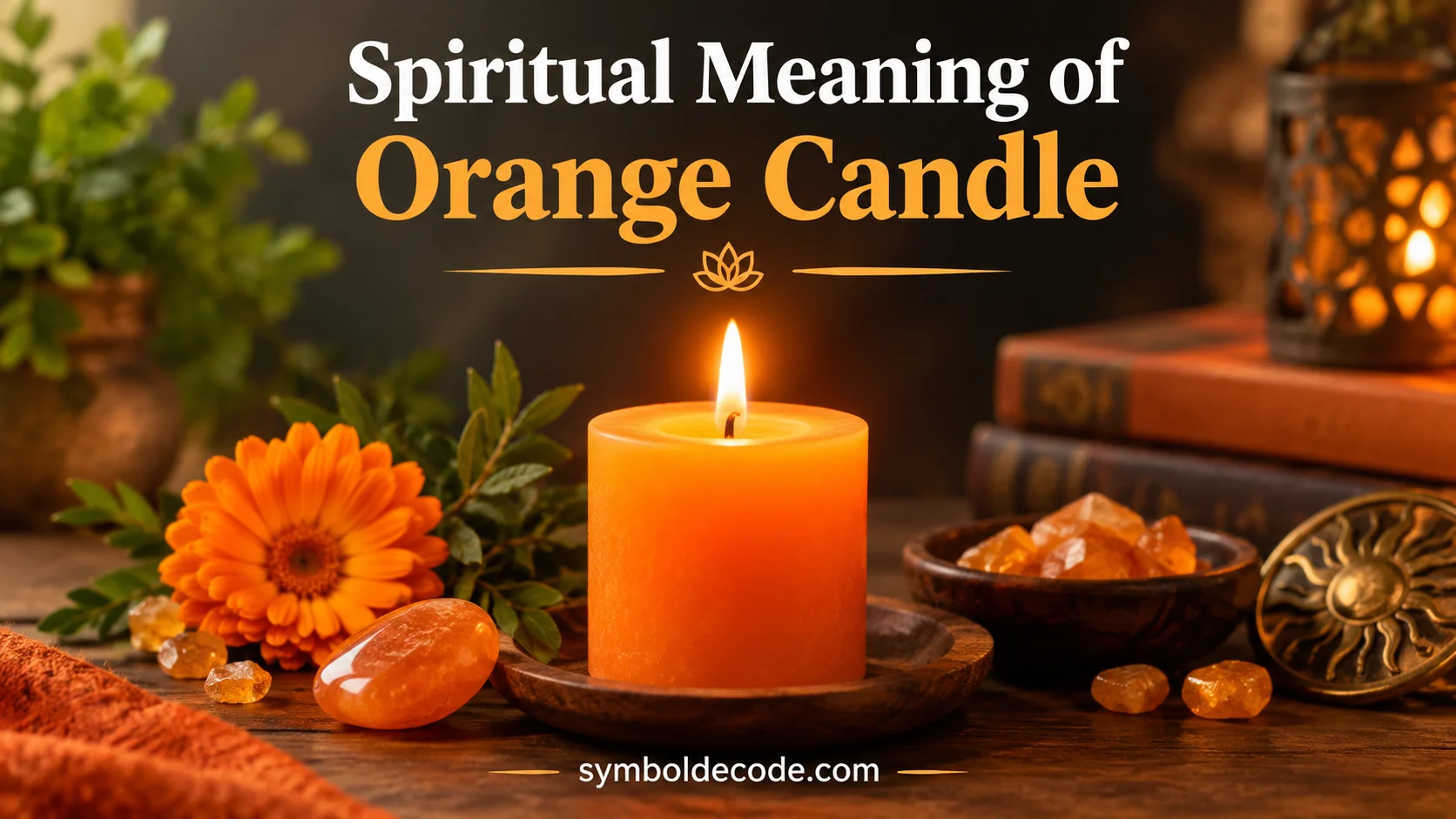 Spiritual Meaning of Orange Candle