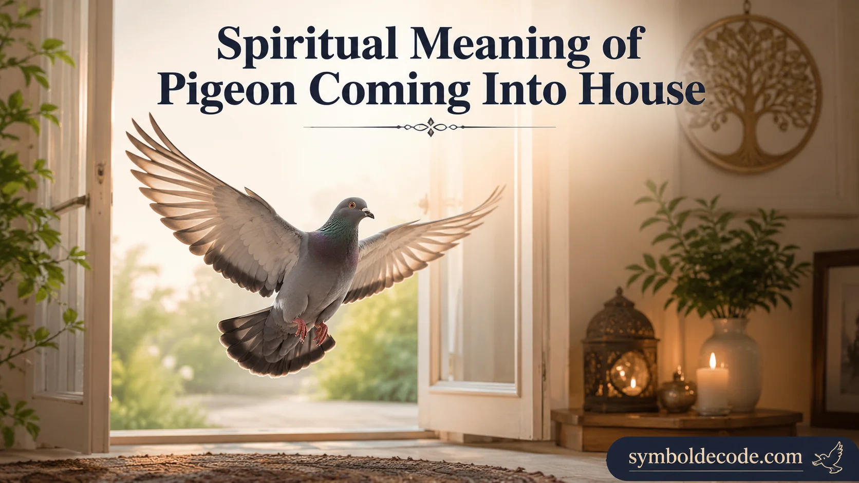 Spiritual Meaning of Pigeon Coming Into House