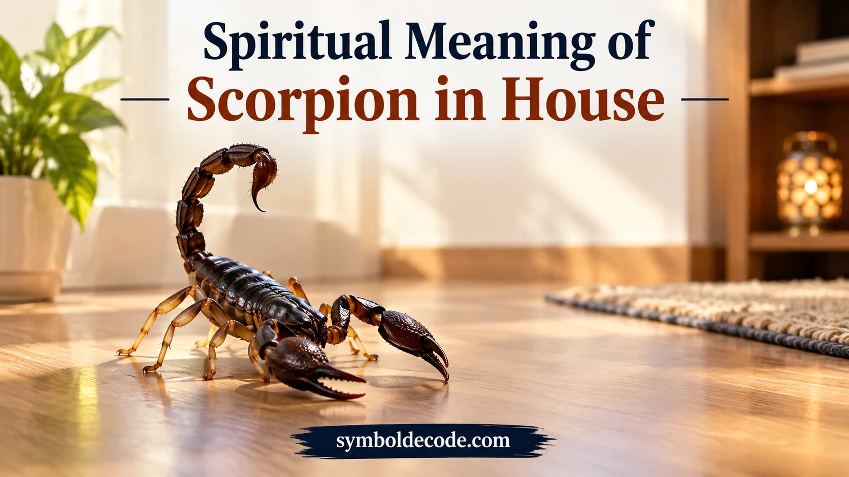 Spiritual Meaning of Scorpion in House