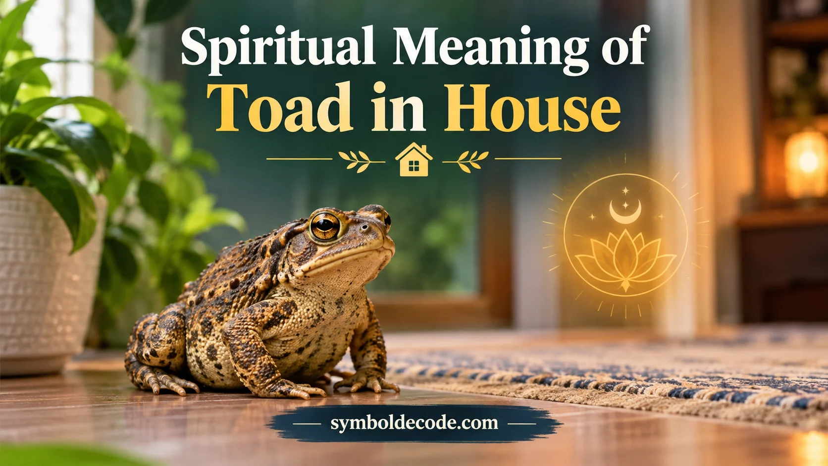 Spiritual Meaning of Toad in House