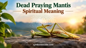 Dead Praying Mantis Spiritual Meaning