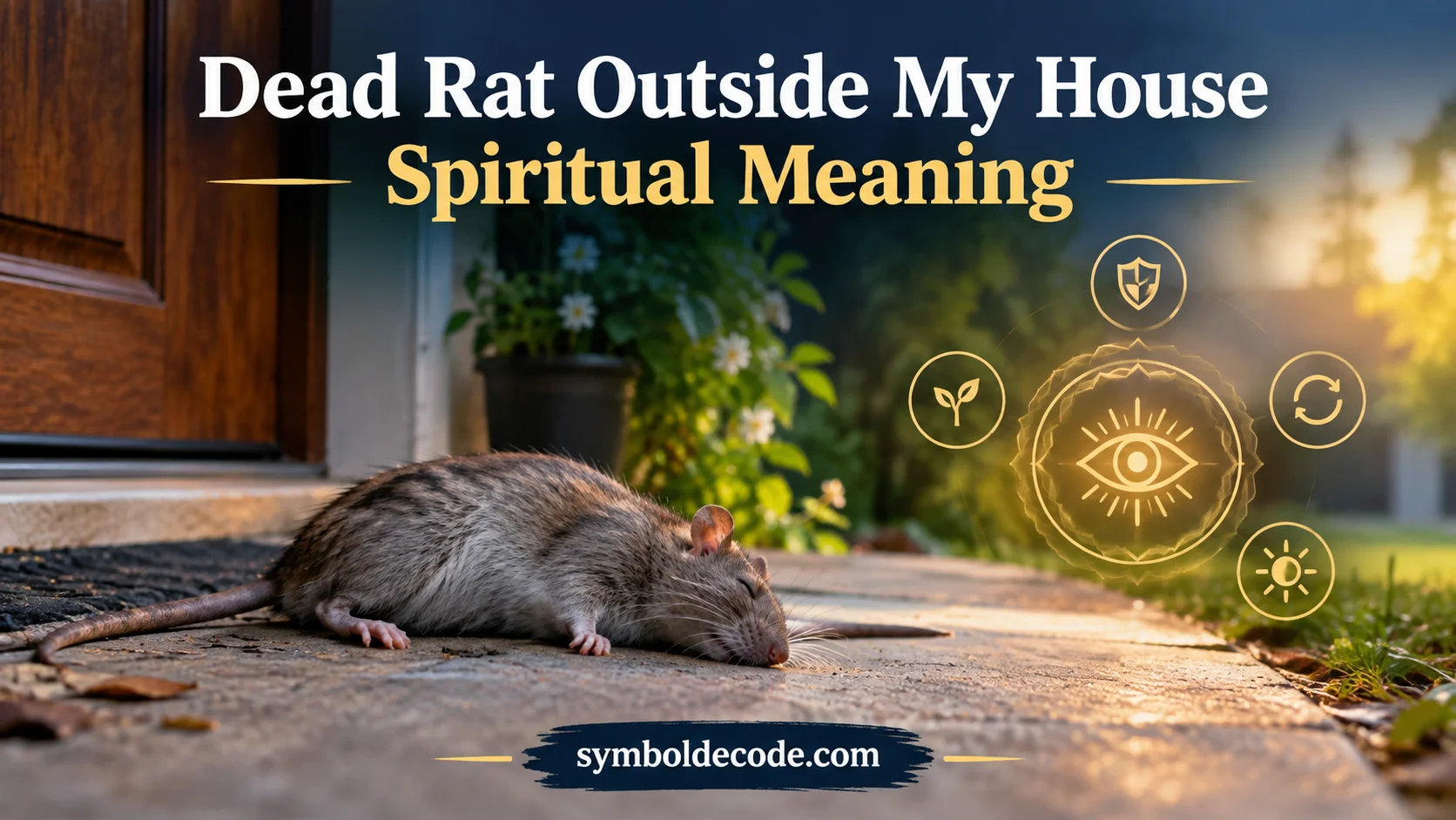Dead Rat Outside My House Spiritual Meaning