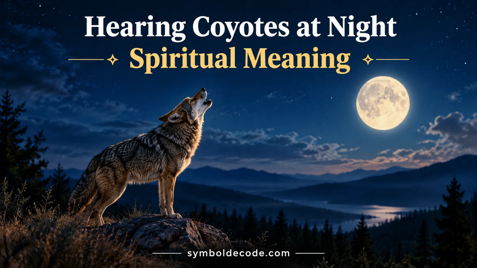 Hearing Coyotes at Night Spiritual Meaning