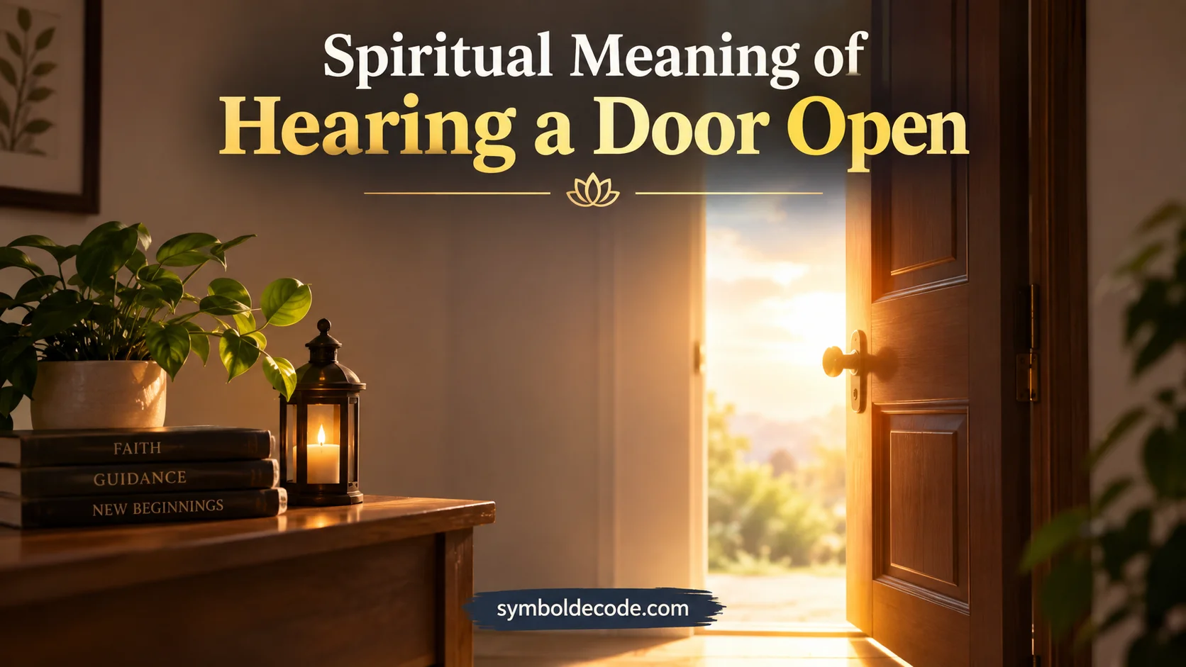 Spiritual Meaning of Hearing a Door Open