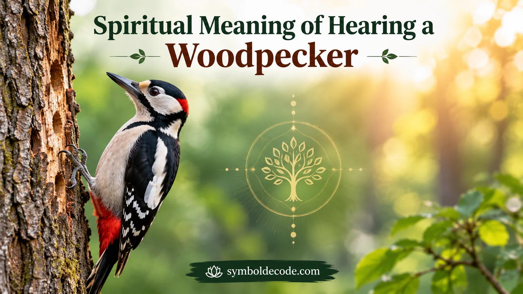 Spiritual Meaning of Hearing a Woodpecker