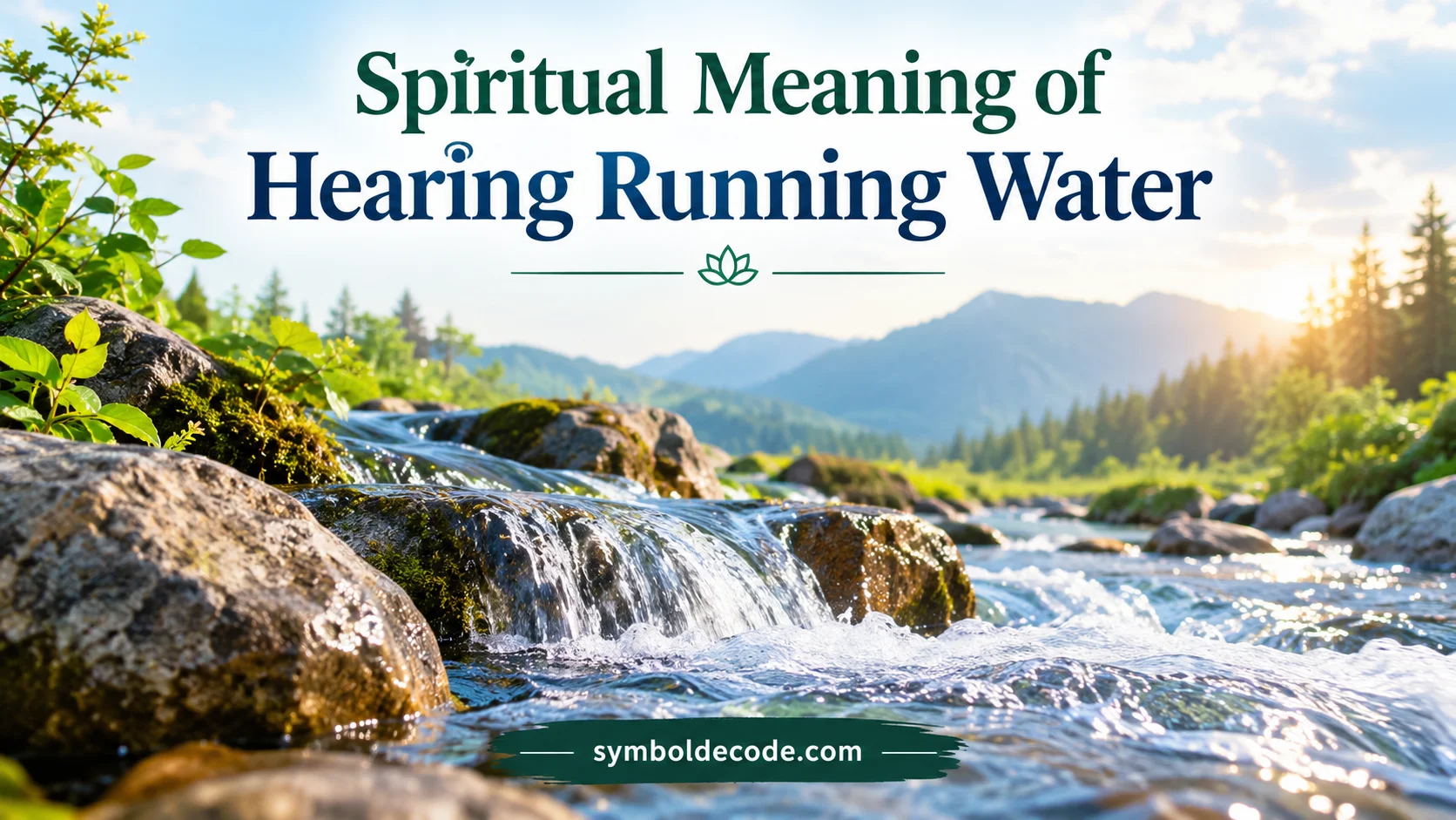 Spiritual Meaning of Hearing Running Water